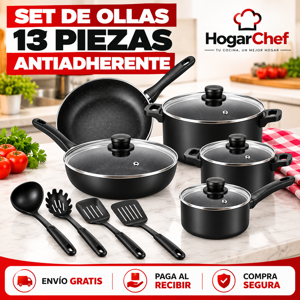 SET DE OLLAS 13PCS ECO